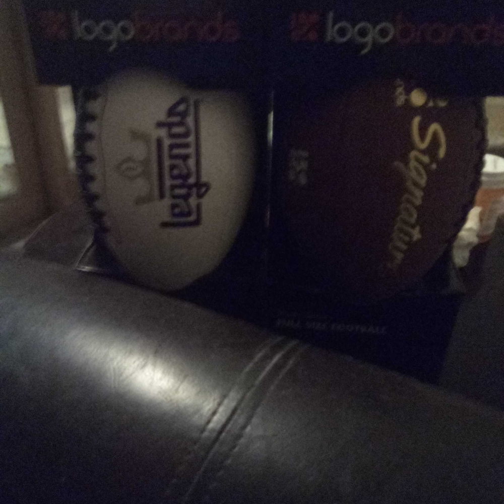 Two officially licensed footballs